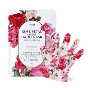 Petitfée PETITFEE & KOELF Maska na ruce Rose Petal Satin Hand Mask (1 pár)