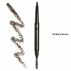 THE FACE SHOP Tužka na obočí s kartáčkem fmgt Designing Eyebrow Pencil - #04 Black Brown