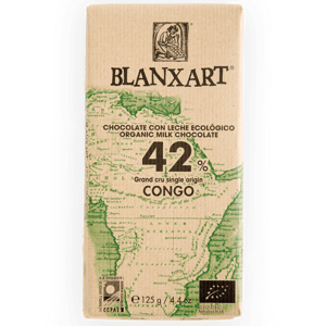 Blanxart Congo mléčná čokoláda 42% BIO