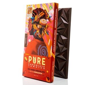 PURE Chocolate Company 70% Tmavá čokoláda se skořicí