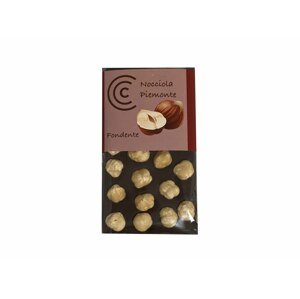 Čokolandia Oříšková čokoláda Tmavá - Lískové oříšky Piemonte IGP
