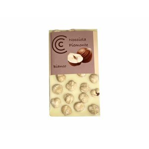 Čokolandia Oříšková čokoláda Bílá - Lískové oříšky Piemonte IGP