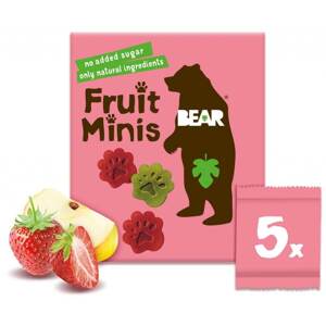 Bear Fruit Minis JAHODA a JABLKO 5x20g