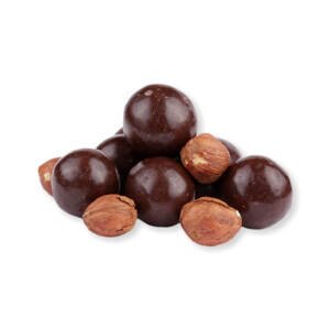 Lískové ořechy v hořké čokoládě Množství:: 50g