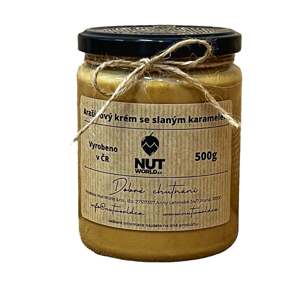 Arašídový krém slaný karamel 500g