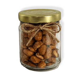 Dárková sklenička EXCLUSIVE - MIX ořechů v medu a soli 70g