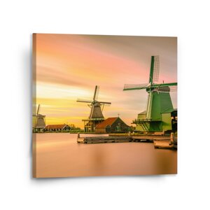 Obraz Větrné mlýny - 110x110 cm