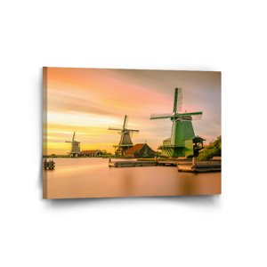Obraz Větrné mlýny - 120x80 cm