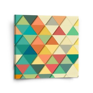 Obraz Trojúhelníky - 110x110 cm
