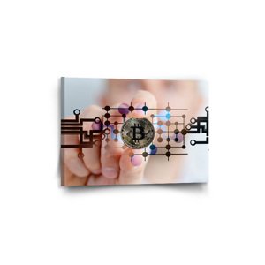 Obraz Bitcoin - 60x40 cm