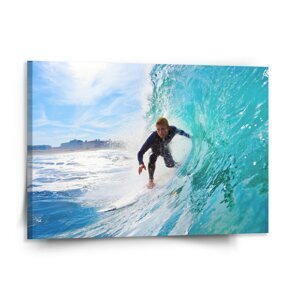 Obraz Surfař na vlně - 150x110 cm