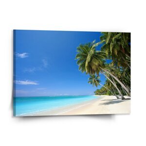 Obraz Palmová pláž - 150x110 cm