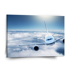 Obraz Letadlo v oblacích - 150x110 cm