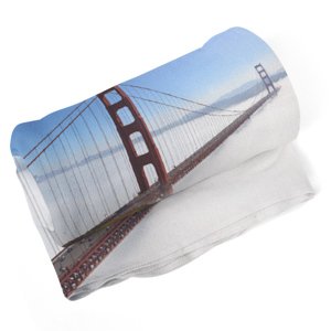 Deka Golden Gate v mlze - 190x140 cm