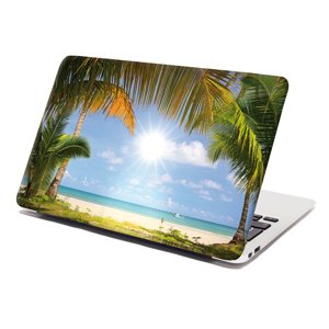 Samolepka na notebook Pláž - 29x20 cm