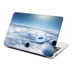 Samolepka na notebook Letadlo v oblacích - 29x20 cm