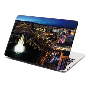 Samolepka na notebook Las Vegas - 38x26 cm
