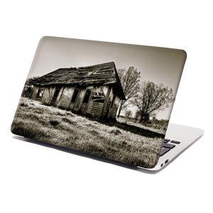 Samolepka na notebook Starý dům - 29x20 cm