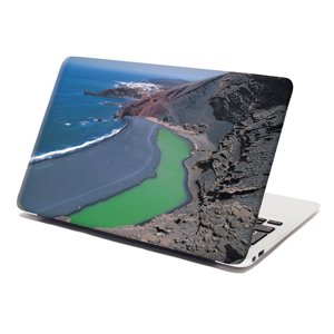Samolepka na notebook Černé pobřeží - 38x26 cm