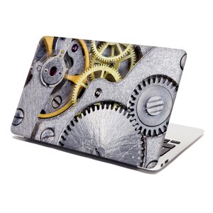 Samolepka na notebook Hodinový strojek - 38x26 cm