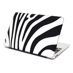 Samolepka na notebook Vzor zebry - 38x26 cm