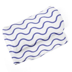 Deka Modré vlnky - 190x140 cm