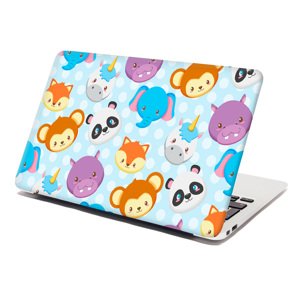 Samolepka na notebook Zoo pro děti - 29x20 cm