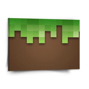 Obraz Green Blocks - 150x110 cm