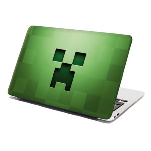 Samolepka na notebook Green Blocks - 38x26 cm