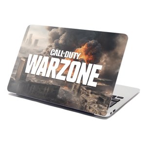 Samolepka na notebook Call of Duty Warzone - město - 29x20 cm
