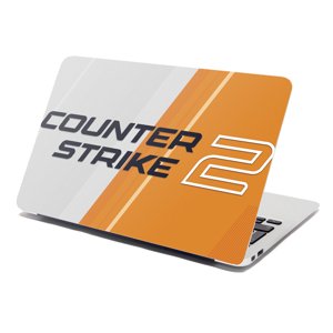 Samolepka na notebook Counter Strike 2 Oranžová - 29x20 cm