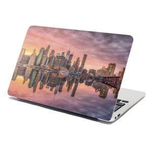 Samolepka na notebook New York Západ slunce - 38x26 cm