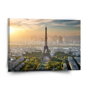 Obraz Paříž Eifellova věž Skyline - 150x110 cm