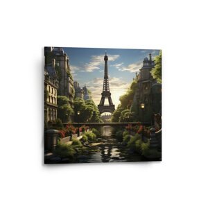 Obraz Paříž Eifellova věž Art - 50x50 cm
