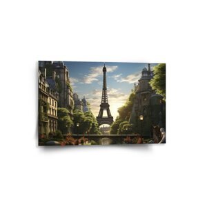 Obraz Paříž Eifellova věž Art - 60x40 cm