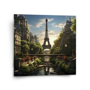 Obraz Paříž Eifellova věž Art - 110x110 cm