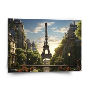 Obraz Paříž Eifellova věž Art - 150x110 cm