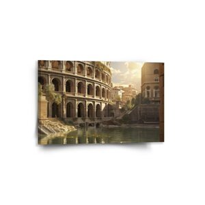 Obraz Řím Koloseum Art - 60x40 cm