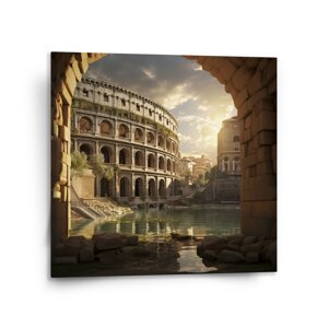 Obraz Řím Koloseum Art - 110x110 cm