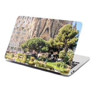 Samolepka na notebook Barcelona Sagrada Familia - 29x20 cm