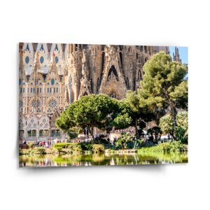 Obraz Barcelona Sagrada Familia - 150x110 cm