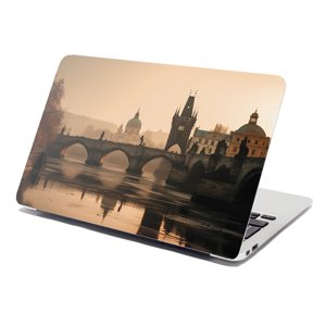 Samolepka na notebook Praha Karlův most 1 - 29x20 cm