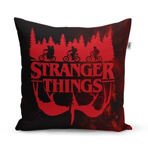 Polštář Stranger Things Red - 40x40 cm