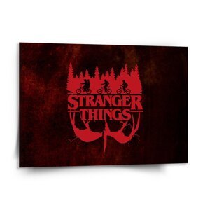 Obraz Stranger Things Red - 150x110 cm