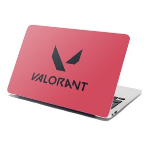 Samolepka na notebook VALORANT Red - 29x20 cm