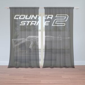 Záclony Counter Strike 2 AK: 2ks 150x250cm