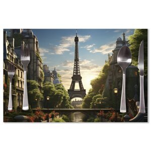 Prostírání Paříž Eifellova věž Art: 40x30cm