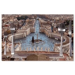 Prostírání Řím Vatikán Svatopetrské náměstí: 40x30cm