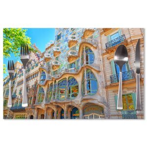 Prostírání Barcelona Gaudi Casa Batllo 2: 40x30cm