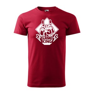 Tričko s potiskem Game King - červené S